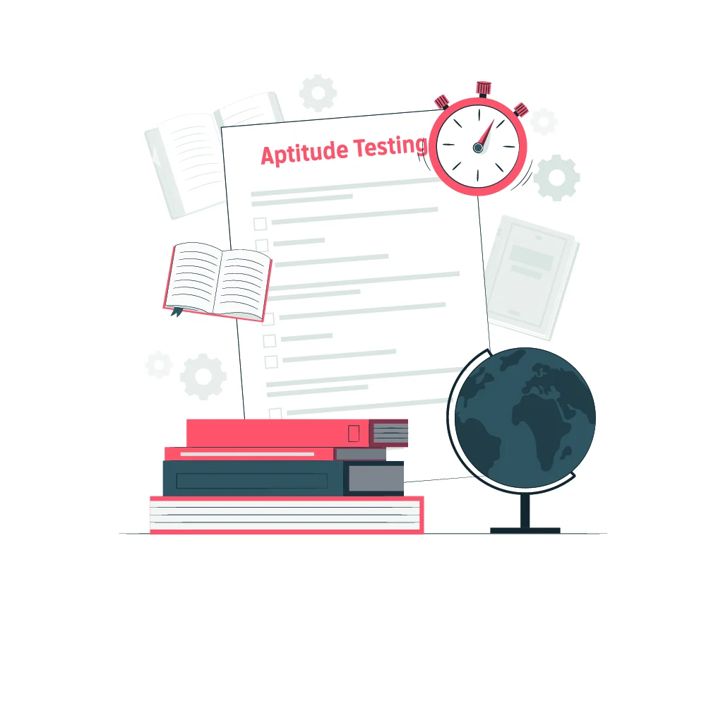 ภาพประกอบการสอบวัดความถนัด (Aptitude Testing)